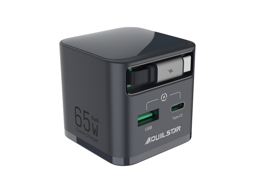 65W PD Charger(built-in cable)